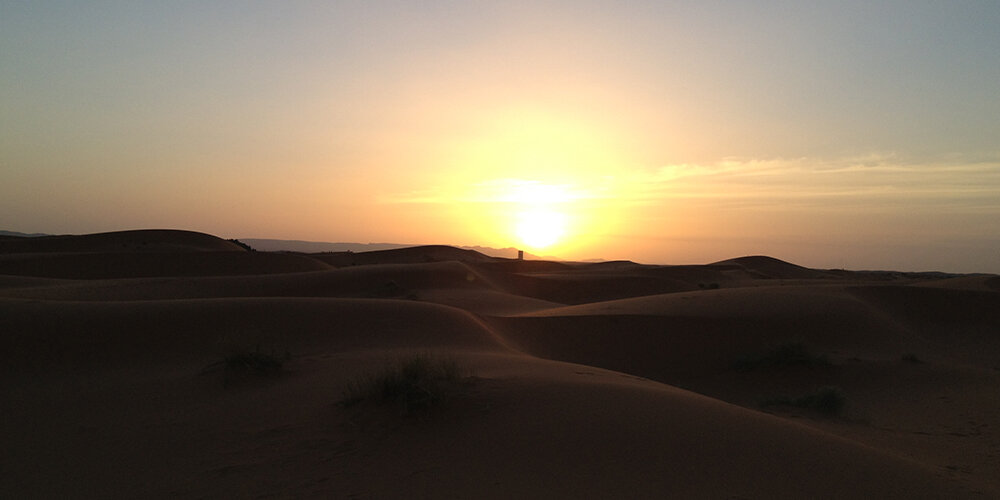 Dunes sunset